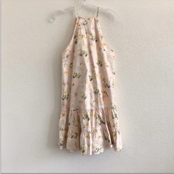 Rebecca Taylor Ballet Combo Floral Tiered Ruffle Mini Dress - Picture 3 of 6